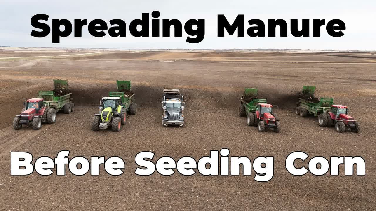 Spreading Manure Before Seeding Corn video thumbnail